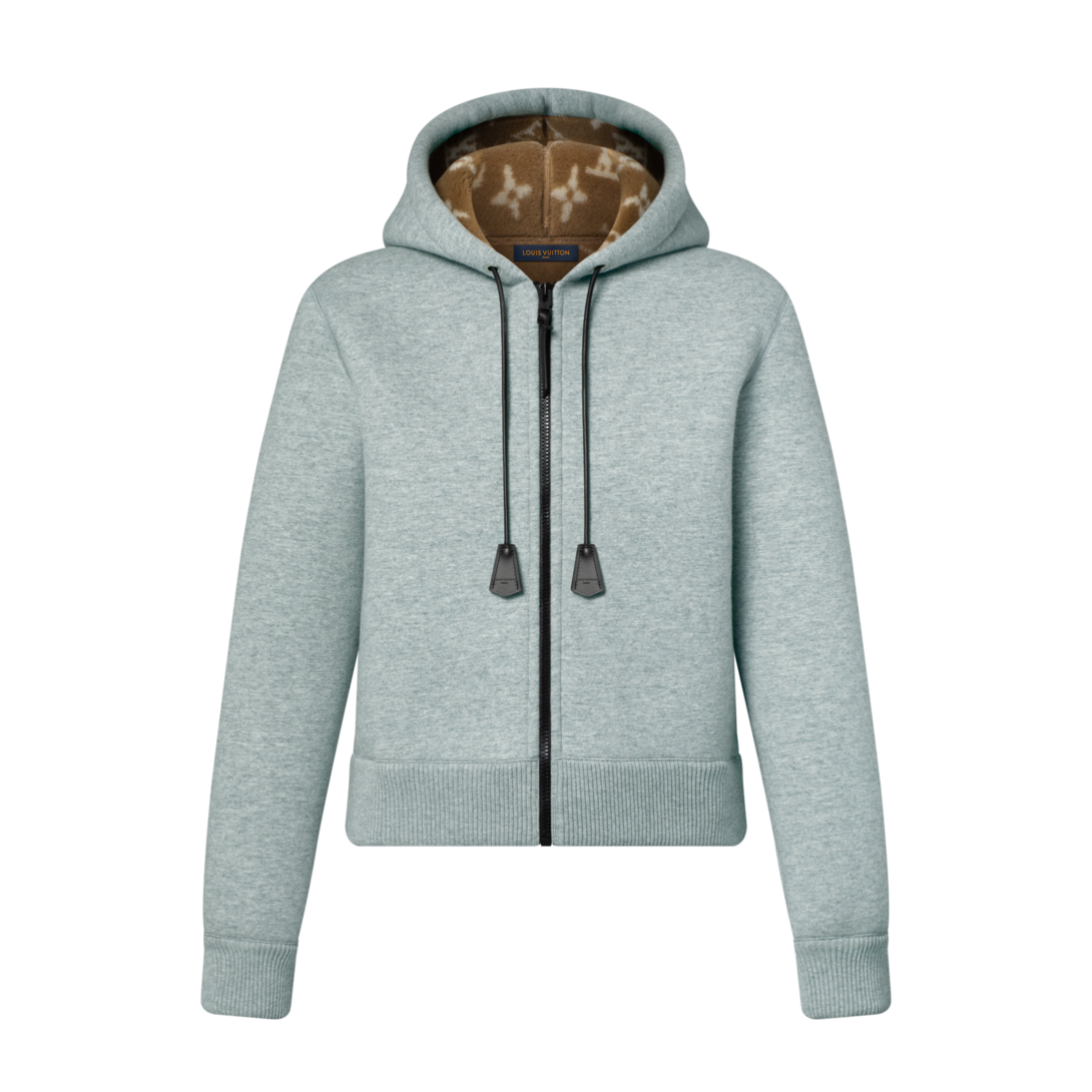 Fleece-Lined Zip-Up Hoodie - Women - Ready-to-Wear | LOUIS VUITTON ®